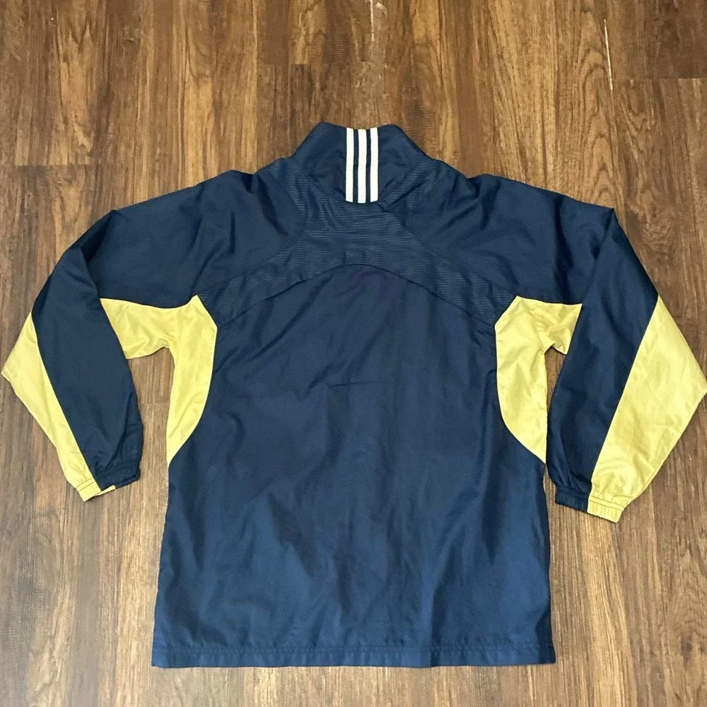 Adidas Notre Dame Irish Football Pullover Windbreaker Jacket Youth XL Adult S